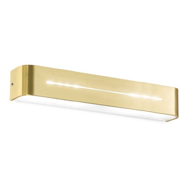 Lampa ścienna Ideal Lux 288611 Posta AP3 Ottone Spazzolato