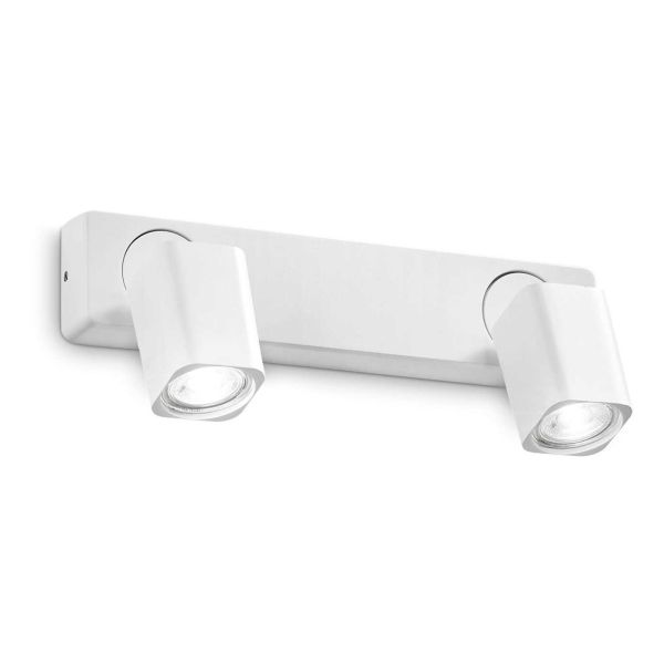 Spot Ideal Lux 294803 Rudy Ap2 Square Bianco