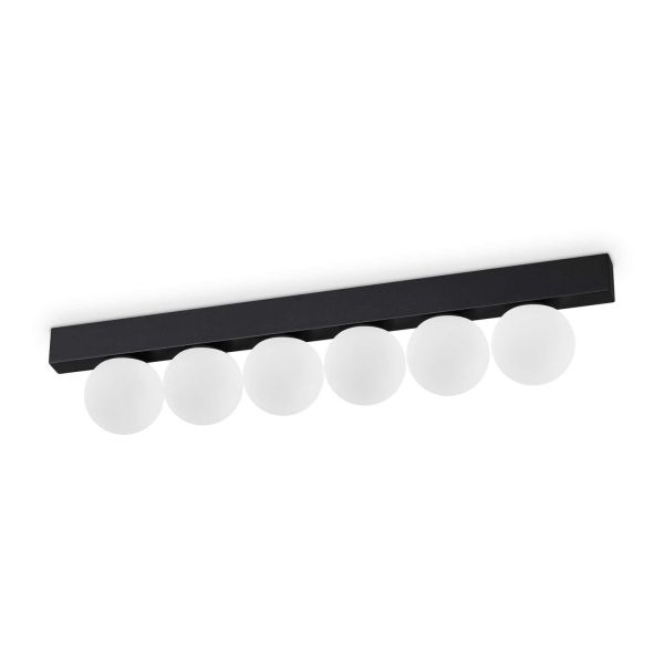 Żyrandol Ideal Lux 313290 Ping Pong PL6 Nero