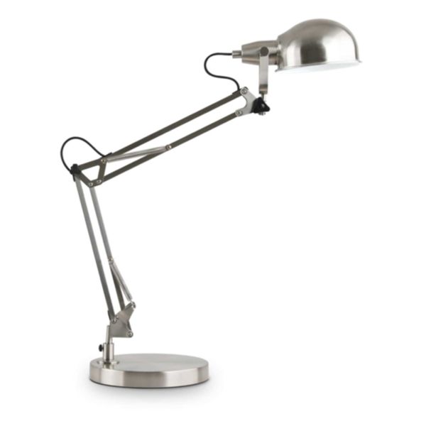 Lampa stołowa Ideal Lux 313351 Johnny TL1 Nickel