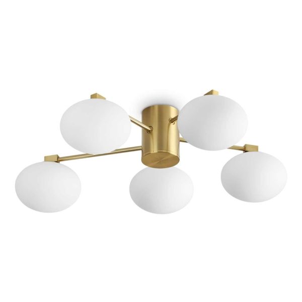 Żyrandol Ideal Lux 316697 Hermes PL5 D60 Ottone