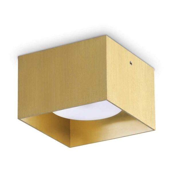 Oprawa punktówa Ideal Lux 317502 Spike PL1 Square Ottone