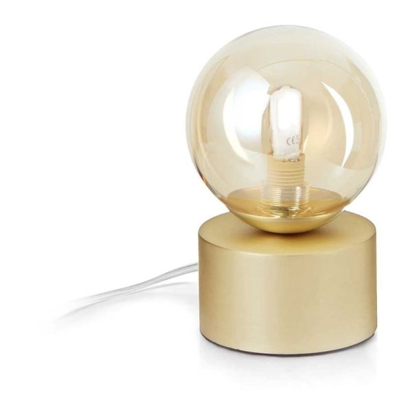 Lampa stołowa Ideal Lux 317823 Perlage TL1 Ambra