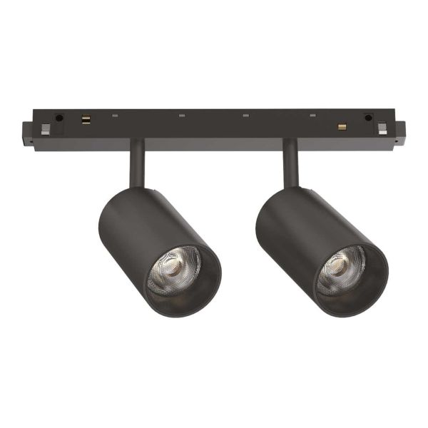 Магнітний трековий світильник Ideal Lux 321721 Ego Track Double 16W 4000K DALI Bk