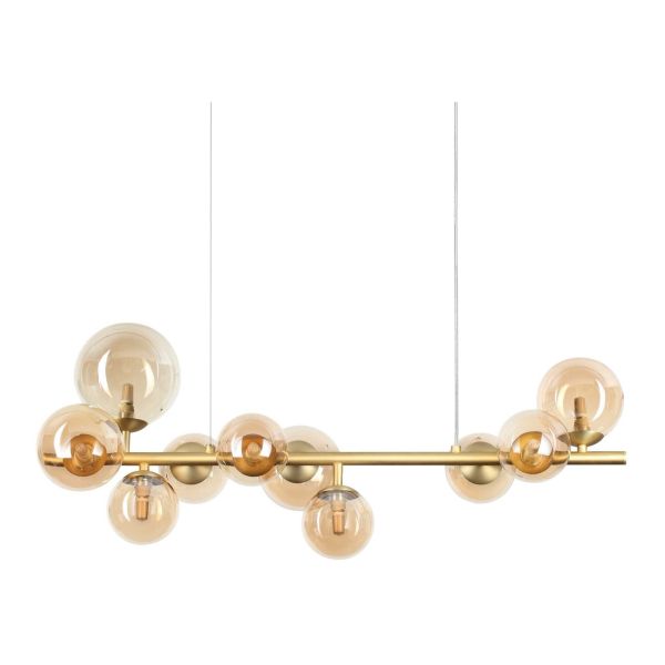 Żyrandol Ideal Lux 322766 Perlage Sp10 Ambra