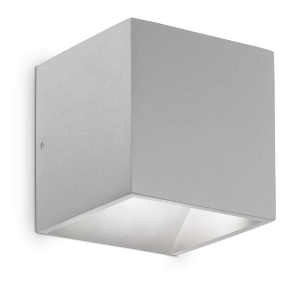 Lampa ścienna Ideal Lux 326849 Rubik Ap Grigio 3000K