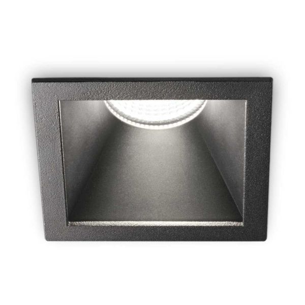 Oprawa punktówa Ideal Lux 327761 Game Trim Square 11W 3000K Bk Bk Ip65