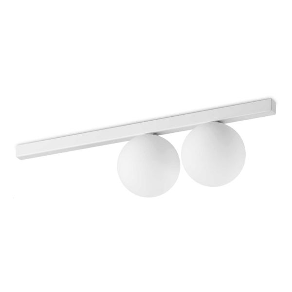 Plafon sufitowy Ideal Lux 328430 Binomio PL2 Bianco