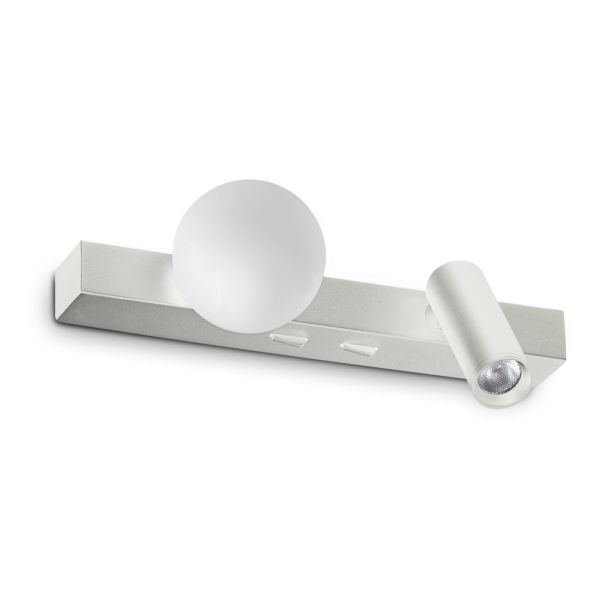 Kinkiet Ideal Lux 336534 Ping Pong Ap Bianco