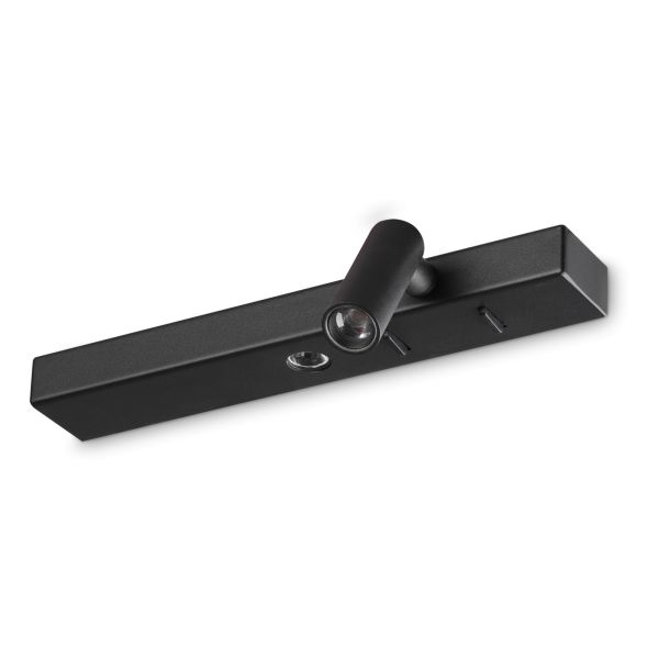 Kinkiet Ideal Lux 336817 Bonne Nuit-2 Ap Nero