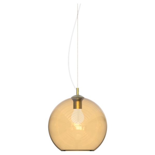 Lampa wisząca Ideal Lux 339054 Nemo Sp1 D30 Ambra