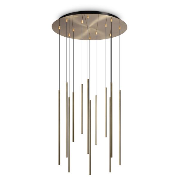 Lampa wisząca Ideal Lux 341101 Filo Sp12 Ottone 2700k