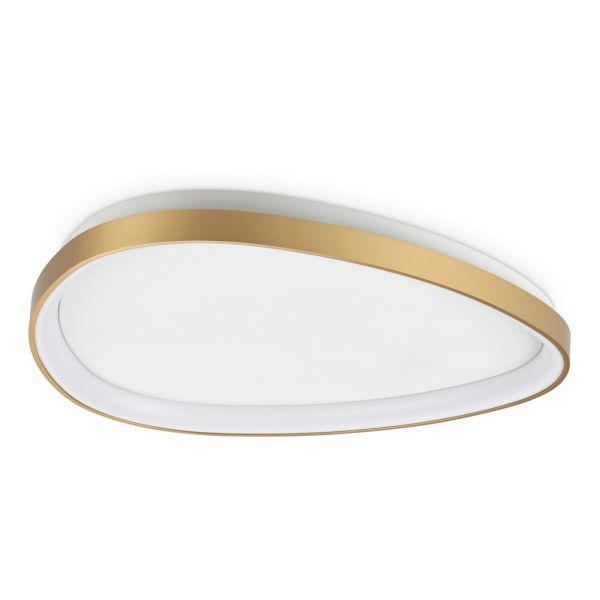 Стельовий світильник Ideal Lux 341484 Gemini Pl D061 On-off Ottone 2700k