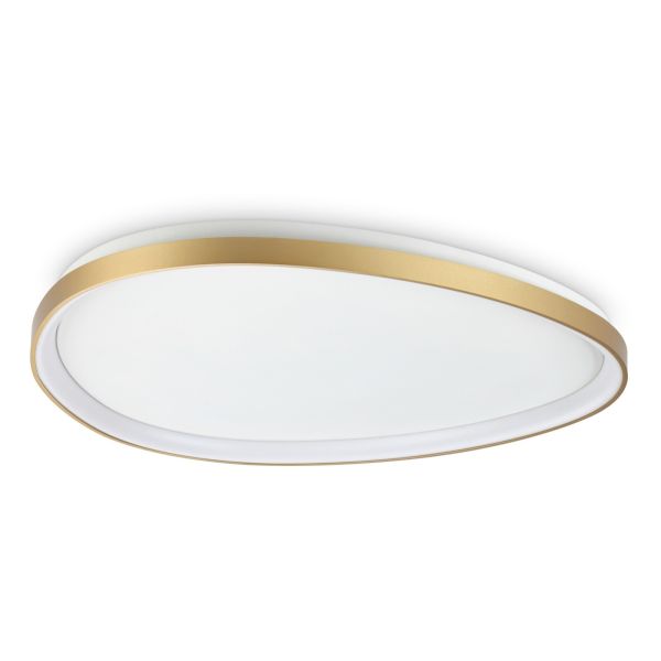 Plafon sufitowy Ideal Lux 341514 Gemini Pl D081 On-off Ottone 2700k