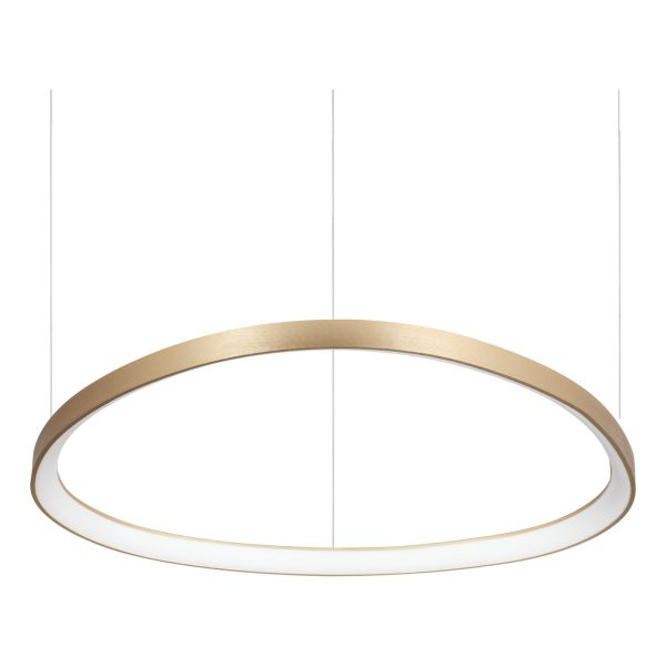 Lampa wisząca Ideal Lux 341606 Gemini Sp D081 On-off Ottone 2700k