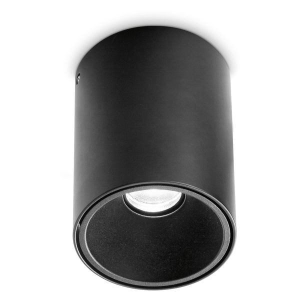 Точковий світильник Ideal Lux 341798 Nitro Pl Round D08 Nero 2700k