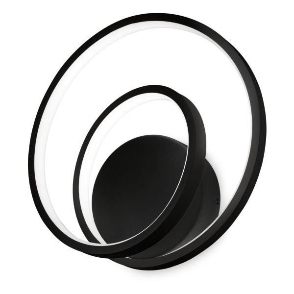 Kinkiet Ideal Lux 342238 Oz Ap On-off Nero 2700k