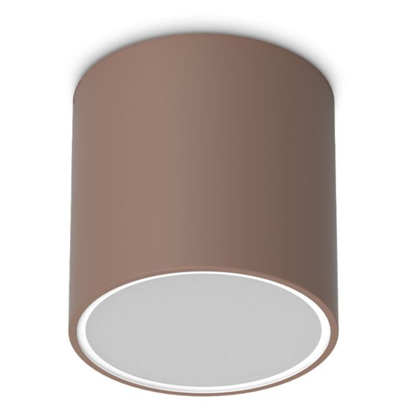 Точковий світильник Ideal Lux 342696 Techo Pl1 Round D15 Coffee