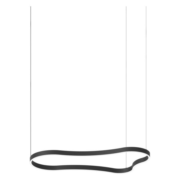 Lampa wisząca Ideal Lux 345246 Waves-2 Sp Nero