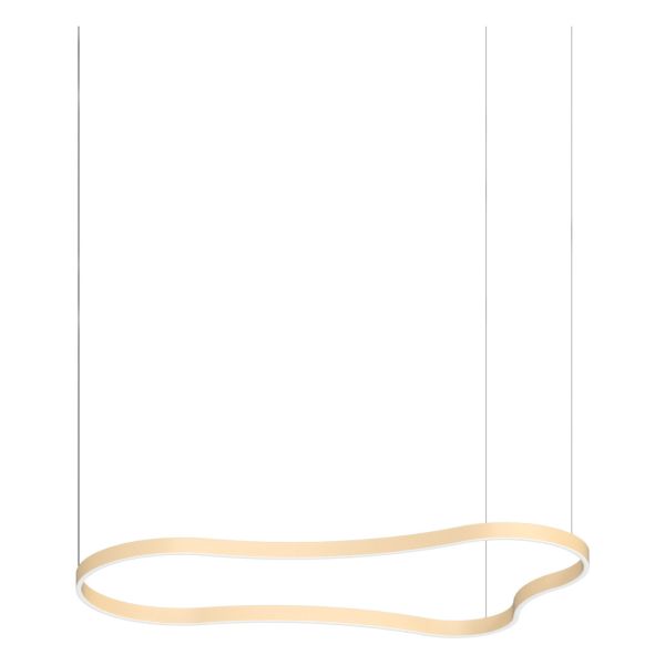 Lampa wisząca Ideal Lux 345284 Waves-3 Sp Oro