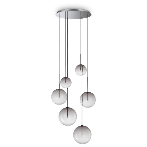 Підвісний світильник Ideal Lux 345413 Equinoxe Sp6 Fume' Sfumato