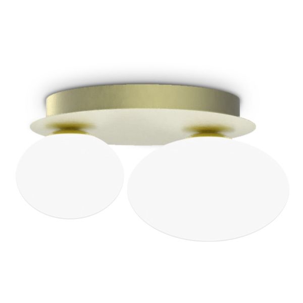 Żyrandol Ideal Lux 346533 Ninfea Ap2 Ottone