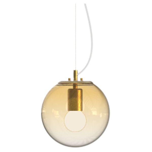 Lampa wisząca Ideal Lux 346540 Mapa Clear Sp1 D20 Ambra