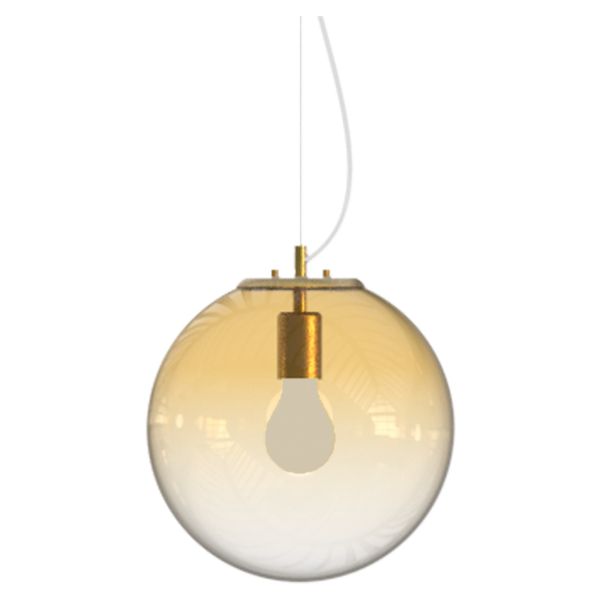 Lampa wisząca Ideal Lux 346557 Mapa Clear Sp1 D30 Ambra