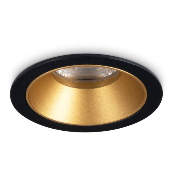 Точковий світильник Ideal Lux 349077 Game Trim Round 05w 3000k Bk Gd