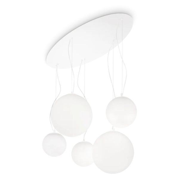 Lampa wisząca Ideal Lux 43562 Mapa Bianco SP5
