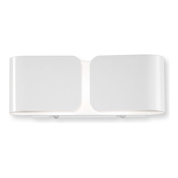 Lampa ścienna Ideal Lux 49236 Clip AP2 Mini Bianco