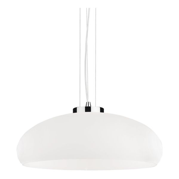 Lampa wisząca Ideal Lux 59679 Aria SP1 D50 Bianco