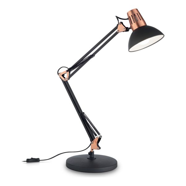 Lampa stołowa Ideal Lux 61191 Wally TL1 Nero