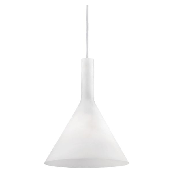 Lampa wisząca Ideal Lux 74337 Cocktail SP1 Small Bianco