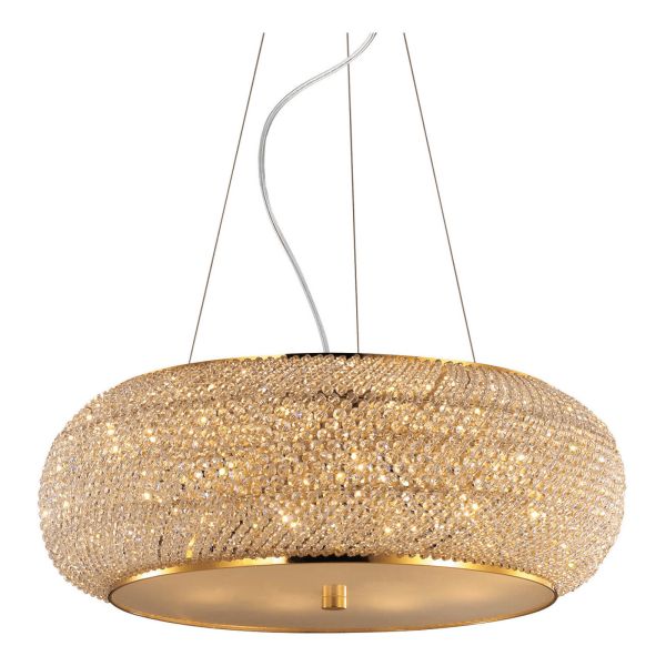 Żyrandol Ideal Lux 82257 Pasha SP10 Oro