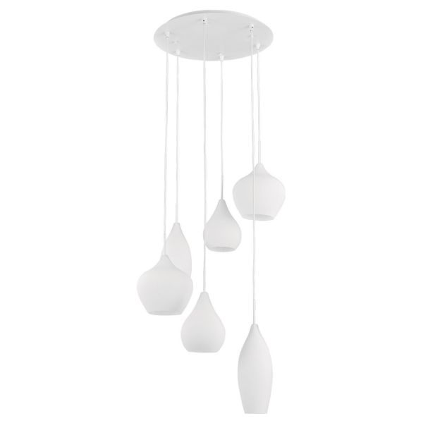 Lampa wisząca Ideal Lux 87818 Soft SP6 Bianco