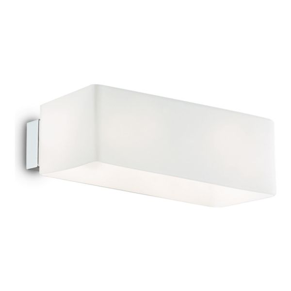 Lampa ścienna Ideal Lux 9537 Box AP2 Bianco