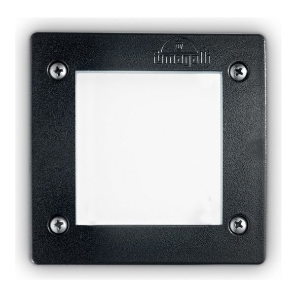 Lampa ścienna Ideal Lux 96582 Leti FI1 Square Nero