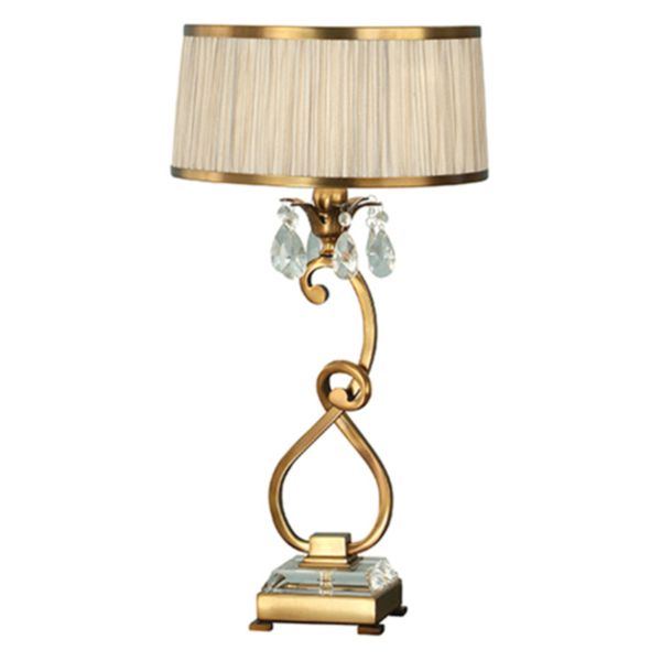 Lampa stołowa Interiors 1900 63523 Oksana antique brass