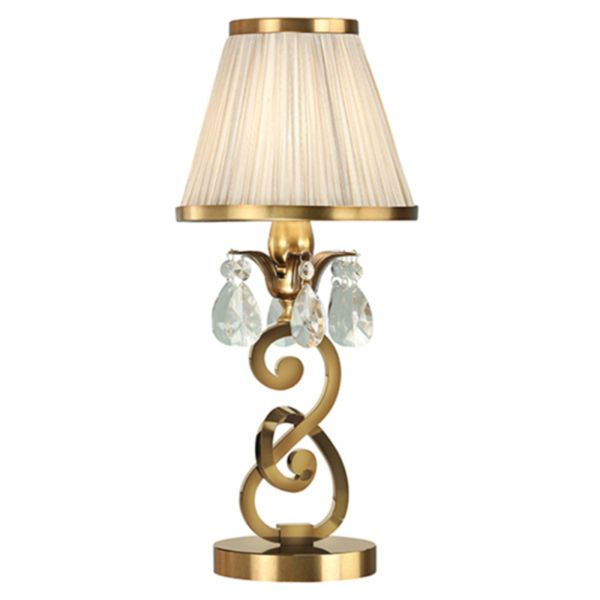 Lampa stołowa Interiors 1900 63531 Oksana antique brass