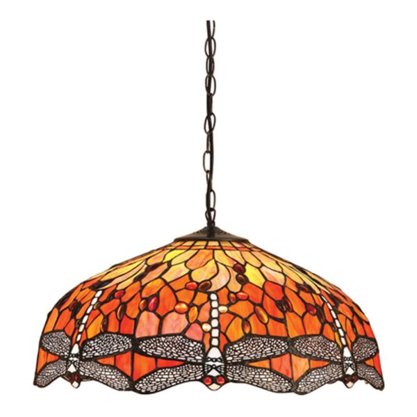 Lampa wisząca Interiors 1900 64082 Dragonfly flame