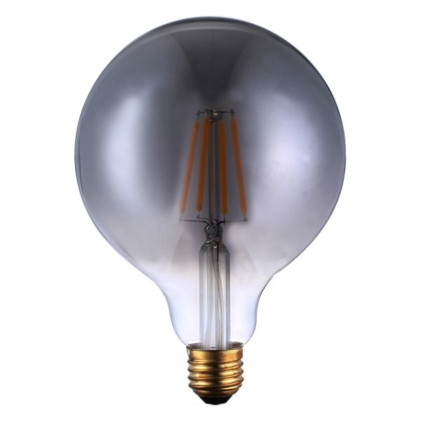 Żarówka ledowa kompatybilna ze ściemniaczem Italux 334-G80-DIM-SM moc 4W. Rozmiar — G80 z gwintem E27, temperatura barwowa — 2200K