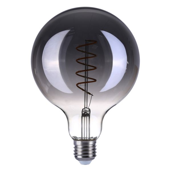 Żarówka ledowa kompatybilna ze ściemniaczem Italux 454-G95-3DM-SR-SM moc 6W. Rozmiar — G95 z gwintem E27, temperatura barwowa — 2200K