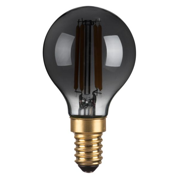 Żarówka ledowa  kompatybilna ze ściemniaczem Italux 664-P45-DIM-SM moc 4W. Rozmiar — P45 z gwintem E14, temperatura barwowa — 2200K