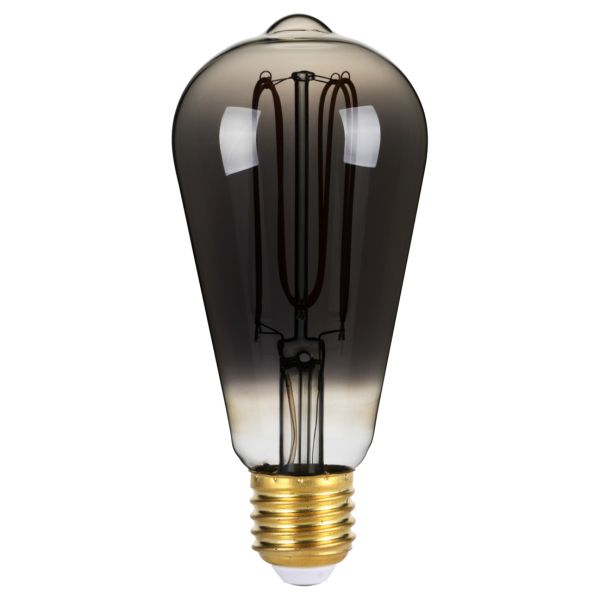 Żarówka ledowa  kompatybilna ze ściemniaczem Italux 757-ST64-DIM-TH-SM moc 4W. Rozmiar — ST64 z gwintem E27, temperatura barwowa — 2200K