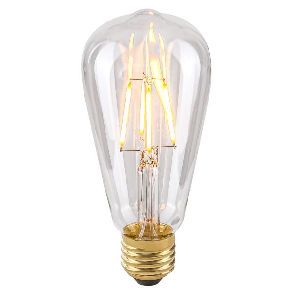 Żarówka ledowa Italux 801402 ST64 moc 4W. Rozmiar — ST64 z gwintem E27, temperatura barwowa — 2200K