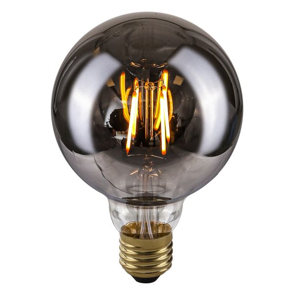 Żarówka ledowa Italux 801454 G95 moc 4W. Rozmiar — G95 z gwintem E27, temperatura barwowa — 2200K