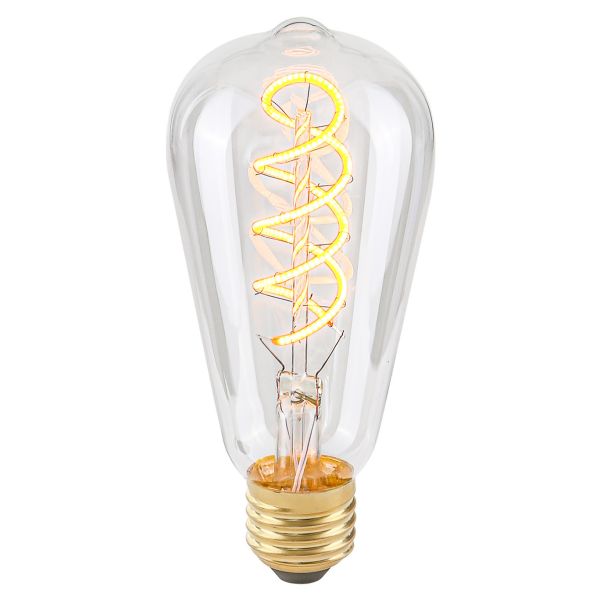 Żarówka ledowa Italux 801501 ST64 moc 4W. Rozmiar — ST64 z gwintem E27, temperatura barwowa — 2200K