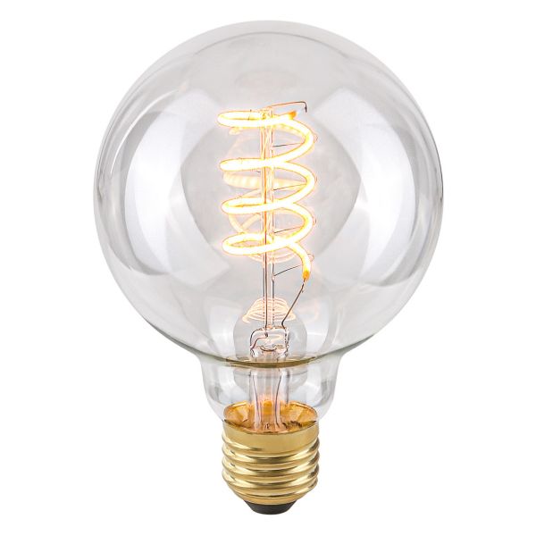 Żarówka ledowa Italux 801502 G95 moc 4W. Rozmiar — G95 z gwintem E27, temperatura barwowa — 2200K