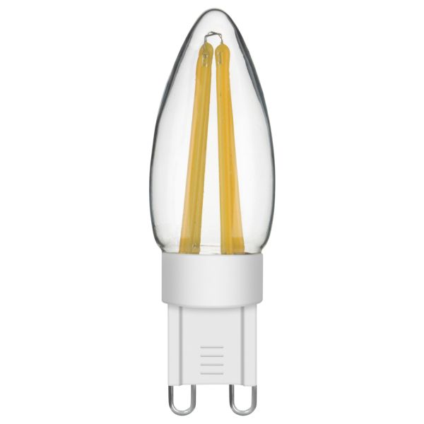 Żarówka ledowa kompatybilna ze ściemniaczem Italux 955-G9-FL-DIM-40K moc 3W z gwintem G9, temperatura barwowa — 4000K